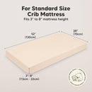 KeaBabies 2-Pack Organic Crib Sheets for Boys, Girls - 52x28 Fitted Crib Mattress Sheet Neutral, Breathable Jersey Cotton Cover for Baby Bed, Toddler Mattress, Soft & Cute Prints (Cameo) by TinyTreasures Baby Boutique