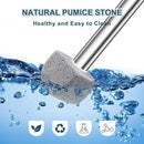 Pumice Stone Toilet Bowl Cleaner,16.7Inch Toilet Pumice Stone with Handle Cleans Hard Water Ring Calcium Buildup&Stains for Toilet Bath Kitchen Household Cleaning by CozyNest Decor