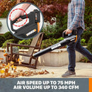 WORX 20V GT Revolution 12" 4.0Ah Cordless String Trimmer & Turbine Leaf Blower Power Share Combo Kit - WG930.3 (Batteries & Charger Included) by GreenHaven Gardens