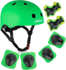 KAMUGO Kids Bike Helmet, Toddler Helmet for Ages 2-8 Boys Girls with Sports Protective Gear Set Knee Elbow Wrist Pads for Skateboard Cycling Scooter Rollerblading by TinyTreasures Baby Boutique