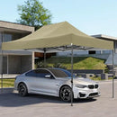 COBIZI 10x15 Heavy Duty Pop up Canopy Tent with 4 sidewalls Commercial Outdoor Canopy Wedding Party Tents for Wedding All Season Wind & Waterproof Gazebo with Carry Bag, Khaki(Frame Thickened) by GreenHaven Gardens