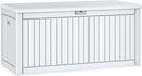 YITAHOME 260 Gallon Extra Large Deck Box, Double-Wall Resin Outdoor Storage Box with Flexible Divider for Patio Cushions Pool Supplies Garden Tools, 1000lbs Load Capacity, Lockable&Waterproof (White) by CozyNest Decor