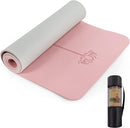 UMINEUX Yoga Mat Extra Thick 1/3'' & 2/5" Non Slip Yoga Mats for Women Eco Friendly TPE Fitness Exercise Mat with Carrying Sling & Storage Bag by TinyTreasures Baby Boutique