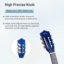 ADM Beginner Acoustic Classical Guitar Nylon Strings Wooden Guitar Bundle Kit for Kid Boy Girl Student Youth Guitarra Online Lessons with Gig Bag, Strap, Tuner, Strings, Picks (34 Inch, Blueburst) by TinyTreasures Baby Boutique