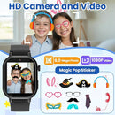Waterproof Smart Watch for Kids Boys Ages 5-12 with 39 Games, HD Camera, Video, Music, Habit Tracking, Alarm, Pedometer, Kids Smart Watch Chrismars Birthday Gift for Boys Age 5 6 7 8(Black) by TinyTreasures Baby Boutique
