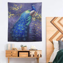 yowecso Peacock Tapestry Wall Hanging for Bedroom, Living Room - Purple Peacock Bird Tapestry - Aesthetic Wall Decor - 50"x60" by CozyNest Decor
