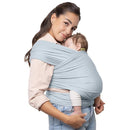 Boba Baby Wrap Carrier - Original Baby Carrier Wrap Sling for Newborns - Baby Wearing Essentials - Newborn Wrap Swaddle Holder, Newborn to Toddler Infant Sling (Serenity Light Blue) by TinyTreasures Baby Boutique