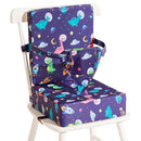 Toddler Booster Seat for Dining Table, Dinosaur Booster Seat for Table with Backrest and Adjustable Seat Belts Non-Slip Bottom Portable Booster Seat Increasing Cushion for Kid Baby Eating Travel Home by TinyTreasures Baby Boutique