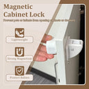 Magnetic Cabinet Locks for Baby Safety, Children Proof Cupboard Drawers Latches, Safe & Easy Install, Multi-Purpose Adhesive No Need for Screws or Tools(24 locks and 2 Keys) by TinyTreasures Baby Boutique