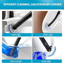 Disposable Toilet Brush with 50 Wand Cleaner Refills Pads，Wall Mounted Toilet Bowl Holder Set，Toilet Cleaning System Starter Kit，Bathroom Cleaning System for Sink Bathtub Wash Basin by CozyNest Decor