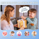 【2025 Newest】 Mini Karaoke Machine for Kids Girls & Boys - Portable Bluetooth Speaker with 2 Wireless Microphones - Kids Birthday Gifts for Ages 4-10 - Kids' Instrument Accessories - Black by TinyTreasures Baby Boutique