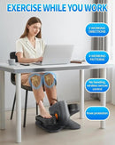 Under Desk Elliptical Machine, Electric Ellipse Leg Exerciser as Seen on Tv for Seniors with 10 Adjustable,Pedal Exerciser,Exercise Equipment for Home by CozyNest Decor
