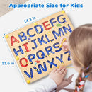JoyCat Magnetic Letter Tracing Board, Wooden Alphabet Tracing Board for Toddlers ABC Magnets Letter Writing Practice, Magnetic Maze Preschool Learning Educational Toys for Kids 3-5 by TinyTreasures Baby Boutique