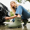 HISEA Women's Ankle Rain Boots Waterproof, Fashion Short Garden Shoes Anti-slip for Women with Comfortable Insole by GreenHaven Gardens
