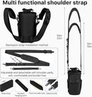 Water Bottle Holder with Strap 32 40oz Crossbody Insulated Water Bottle Carrier Sling Bag with Adjustable Wide Strap and Phone Purse 5 Pockets for Walking Hiking Gym Travel by TinyTreasures Baby Boutique