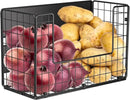 Magnetic Shelf for Fridge, Fruit Potato & Onion Storage Bins, Pantry Organizers & Storage, Large Container Magnetic Basket for Refrigerator, Kitchen Counter, Cabinet, Magnetic Fridge Organizer by CozyNest Decor