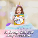 Pinwheel Crafts Unicorn Pillow Kit - DIY Arts and Crafts for Kids Ages 6 7 8-12+ Years, No Sewing Kit for Kids, Unicorn White Pillow Craft Kits for Birthday, Christmas Gifts for Girls by TinyTreasures Baby Boutique