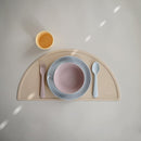 mushie Flatware Fork and Spoon Set For Kids | Made in Denmark (Powder Blue) by TinyTreasures Baby Boutique