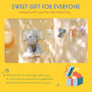 5 Pieces Elephant Stuffed Animals for Girls, 1 Mommy Elephant with 4 Babies Soft Plush Set Toys Gifts for Kids Children 3 4 5 6 7 8 9 Years, Christmas, Birthday, Children's Day by TinyTreasures Baby Boutique