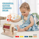 Full Size Spinning Drum Montessori Toys for Infant 6 - 12 Months 1 Year Old Babies Toddlers (Multiple Materials) by TinyTreasures Baby Boutique