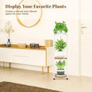 KMOTASUO 3 Tier Tall Plant Stands Indoor, 34 Inch Metal Wood Corner Plant Stand for Indoor Plants, Round Flower Pot Holder Shelf Display Rack for Balcony Garden Patio Living Room(White) by GreenHaven Gardens