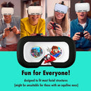 Orzly VR Headset Designed for Nintendo Switch & Switch OLED Console with Adjustable Lens for a Virtual Reality Gaming Experience and for Labo VR - White - Gift Boxed Edition by TinyTreasures Baby Boutique