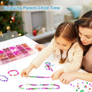 XSEINO About 7200pcs 144 Colors 6mm Crackle Glass Beads Bracelet Making Kit,6Box Different Style Crack Series Colorful Crystal Beads for Bracelet Jewelry Making,DIY Crafts,Friendship Bracelets by TinyTreasures Baby Boutique