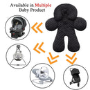 Pro Goleem Infant Car Seat Insert, Babybody Support for Toddler, Soft Minky Preemie Car Seat Insert, 2-in-1 Reversible, Perfect for Carseats, Strollers, Swings, Black by TinyTreasures Baby Boutique