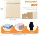 4Pcs Large Cotton Mesh Laundry Bags for Delicates,Breathable Mesh Garment Bag for Washing Machine,Travel Wash Bags with Zipper for Bras,Underwear,Socks,Clothes,Laundry Dorm Room Essentials(XL) by TinyTreasures Baby Boutique