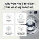 Grab Green Washing Machine Cleaner, 5 Count, Fragrance Free, Mineral Based Removes Deposits and Odors, Naturally Cleans by CozyNest Decor
