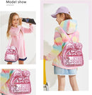 KL928 Girls Bowknot Polka Dot Cute Mini Backpack Small Daypacks Convertible Shoulder Bag Purse for Women by TinyTreasures Baby Boutique