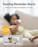 ARENTI Baby Monitor with 2 Cameras, Cry&Motion Detection, 2K Smart Baby Camera with 5'' Upgraded Wireless Display, 2 Way Audio, Super Night Vision, Lullabies, Breathing Light, Temp&Humidity Sensor by TinyTreasures Baby Boutique
