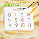 GAMENOTE Magnetic Number Tracing Board, 2 in 1 Double Sided Numbers 1-20 Writing Board for Toddlers & Kids, Preschool Handwriting Learning Toys, Educational Math Manipulatives by TinyTreasures Baby Boutique