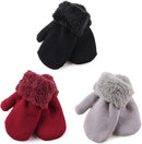 PESAAT Baby Girl Mittens Fleece Toddler Boy Mittens Warm Kids Winter Gloves Unisex Cold Weather Baby Gloves by TinyTreasures Baby Boutique