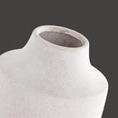 Mitt&Ditt Ceramic Flower Vase, 12.5 inch Tall Off-White Vase, Large Decorative Terracotta Vases, Farmhouse Rustic Pottery Vases for Home Decor, Living Room, Table by CozyNest Decor
