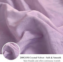 XeGe Luxury Faux Fur Throw, Light Purple Soft 50x60 Fluffy Blanket, Shaggy Plush Decorative Couch Throw, Cute Furry Fuzzy Office Lap Blanket for Bedroom Living Room Lavender by CozyNest Decor