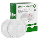 Disposable Nursing Pads, Ultra-Thin Breastfeeding Pads, Nipple Pads for Breastfeeding, Fit Fast Suction, Nursing Essentials (Round-200) by TinyTreasures Baby Boutique