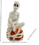 Halloween Decoration Solar Garden Statue Skeleton Spooky Hands Mummy Pumpkin Outdoor Figurines Lighted Lawn Yard Patio Porch Ornament Gift by GreenHaven Gardens