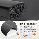 Pond Liners 15 x 20 Feet, Easy Cutting LDPE Pond Liner 20 Mil, High Preformed Koi Pond Liner for Ponds, Streams, Fountains and Garden Waterfall by GreenHaven Gardens