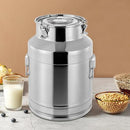 304 Food-Grade Stainless Steel Ice Bucket with Lid, 28L/7.4Gallon Good Sealing Storage Canister Milk Bucket Milk Can for Coffee, Tea, Water, Milk, Soup by CozyNest Decor