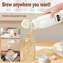 Portable Bottle Warmer for Travel-Various Heating Modes for Breast Milk& Water&Tea. 17 Ounces Large Capacity Portable Milk Warmer for Baby,Fast Heating Speed and Long Battery Life with High Capacity by TinyTreasures Baby Boutique