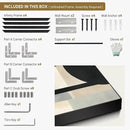 SIGNWIN 36"x72" Extra Large Framed Wall Art Modern Neutral Abstract Geometric in Black and Beige, Clean Minimalist Design for Home Living Room Bedroom Decor (Frame Assembly Required) by CozyNest Decor