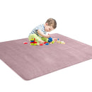 BALAPET Thick Memory Foam 50x50 Play Mat for Playpen, Super Soft Velvet Portable Baby Playpen Mat for Kids Toddler Crawling and Play, Non-Slip Bottom Playmat, Pink by TinyTreasures Baby Boutique