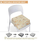 Toddler Booster Seat for Dining Table, Portable Booster Seat for Kitchen Chair, 4 Inch High-Density Foam Cushion with Adjustable Safety Straps and Non-Slip Bottom, Perfect for Kids Travel and Daily by TinyTreasures Baby Boutique