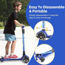 3 Wheel Scooter for Kids Ages 6-12,Kids Scooter with Light Up Wheels, Sturdy Deck Design, and 4 Height Adjustable Suitable for Kid Ages 3-12 by TinyTreasures Baby Boutique