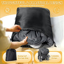 Orzbow Universal Stroller Bunting Bag with Extra Footmuff for Toddler, Kids, Warm Waterproof Stroller Blanket, Winter Cover, Baby Bunting Bag - Protect Babies from Cold Winds, Dark Grey by TinyTreasures Baby Boutique