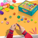 Air Dry Clay for Kids, 92 Colors Magic Modeling Clay, Children's DIY Model Kit, Ultra Light, Soft & Non-Sticky, Great Birthday&Christmas Gift for Age 3-12 Years Old Years Girls & Boys Kids by TinyTreasures Baby Boutique