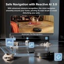 roborock Saros 10 Robot Vacuum and Mop, 22,000Pa Suction, AI Obstacle Avoidance, 3.14-inch Ultra Thin, Intelligent Dirt Detection, Zero Tangling Main Brush, Hot Water Mop & Dock Self Cleaning by CozyNest Decor