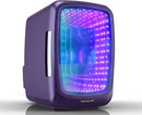 Frigidaire EFMIS179 Gaming Light Up Mini Beverage Refrigerator, Purplehaze by CozyNest Decor