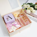 AYGXU Travel Jewelry Box for Women and Girls - Small Case With Initial A-Z - Teacher Gifts by TinyTreasures Baby Boutique